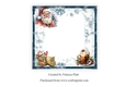 6x6 Santa with Cocoa and Cookies Blank Insert
