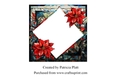 Stained Glass Poinsettia Insert