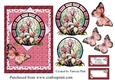 Stained Glass Lilies and Butterflies