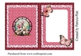 Stained Glass Lilies and Butterflies Insert