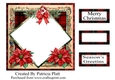 Christmas Poinsettia Square in Squares Insert
