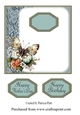 7x7 Birthday or Mothers Day Butterfly Insert