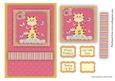 Ginger Cat with Daisys and Butterflys