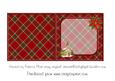 Christmas Church Square Blank Insert
