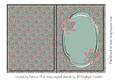 All Occasion Blue and Pink Floral Card Insert