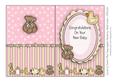Pink New Baby Pram and Toys Insert