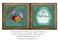 Petunias and Butterflies Get Well Soon Insert