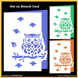 Owl on Branch Card