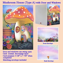 Mushroom House (Type A) with Door and Windows