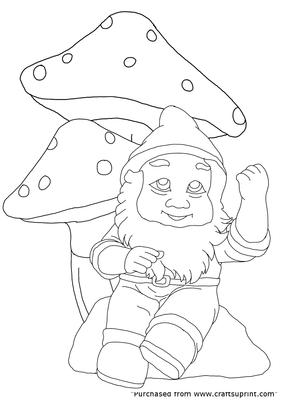 Gnome and Mushroom