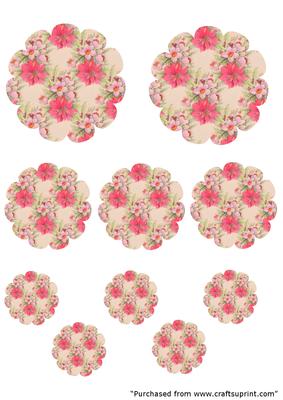 Christmas Floral Toppers