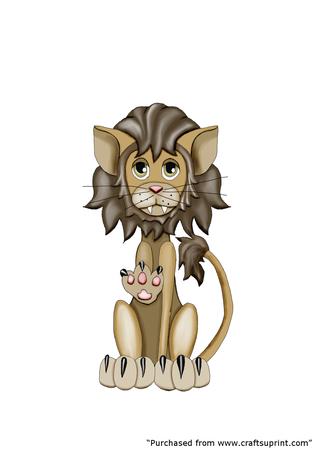 Cute Lion Cross Stitch