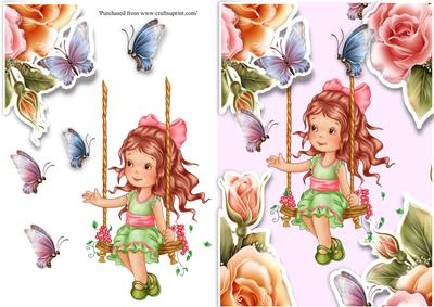 Girl on Swing
