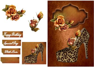Mocha Shoes and Roses