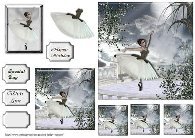 Black and White Ballerina