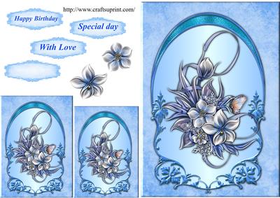 Blue Floral