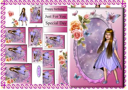 6 Sheets Lilac Girl