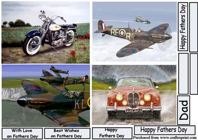 Mixed Selection of Male Theme Cards