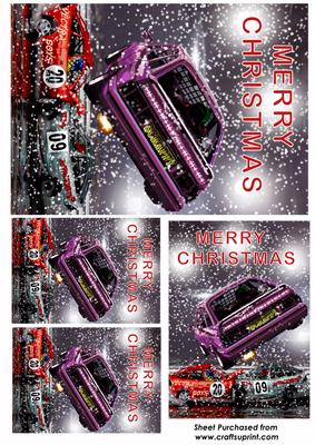 Christmas Stock Cars