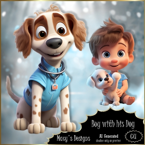 Boy with his Dog