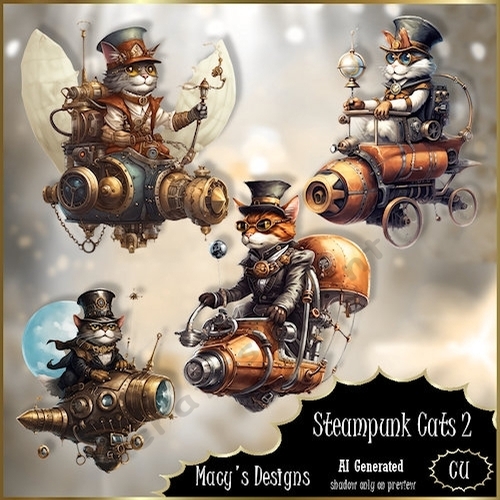 Steampunk Cats 2