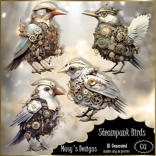 Steampunk Birds