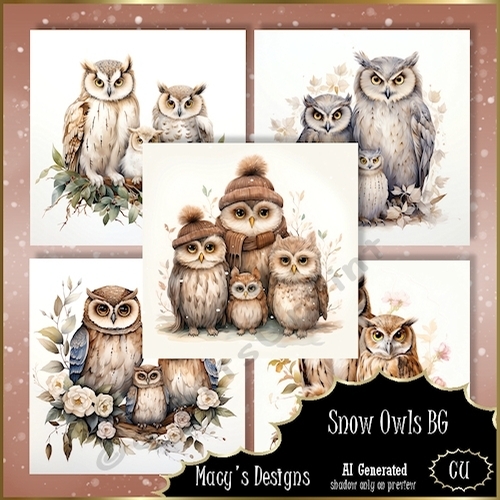Snow Owls BG