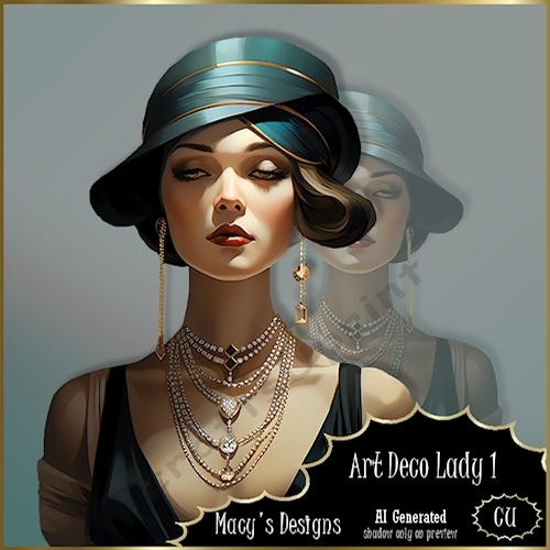 Art Deco Lady 1
