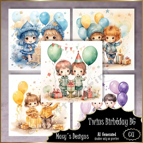 Twins Birhtday BG