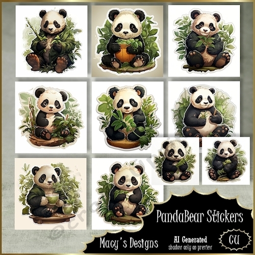 PandaBear Stickers