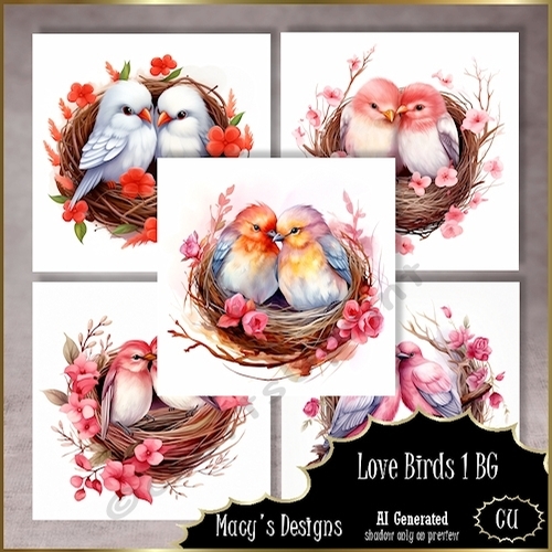 Love Birds 1 BG