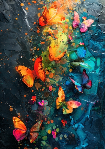A4 - Butterflies