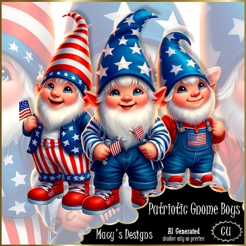 Patriotic Gnomes Boys