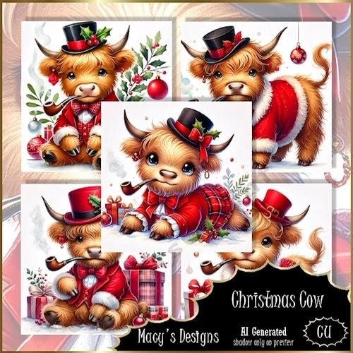 Christmas Cow