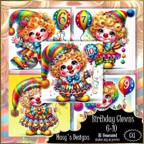 Birthday Clowns 6-10 Years