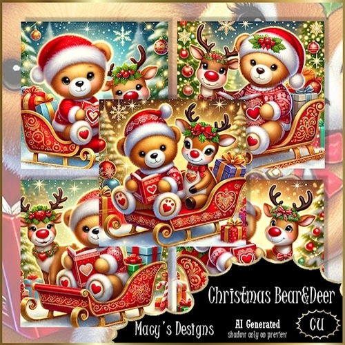 Christmas Bear&Deer