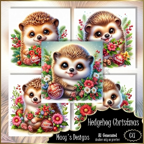 Christmas Hedgehog