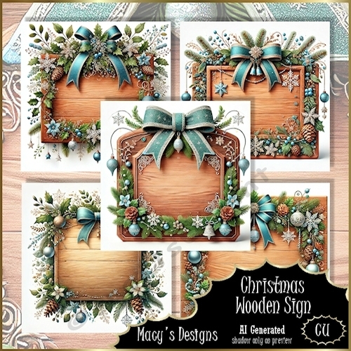 Christmas Wooden Sign