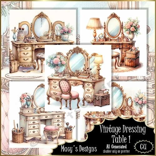 Vintage Dressing Table 1