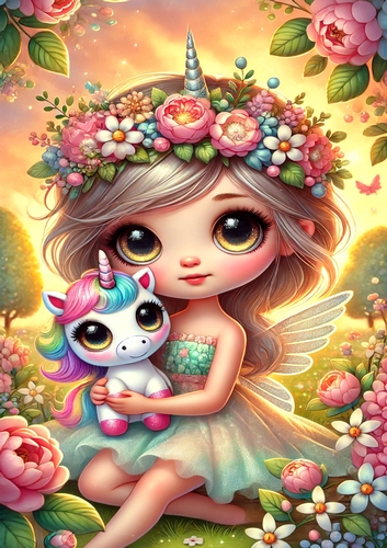 A4 - Unicorn Girl 1
