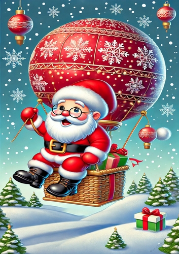 A4 - AirBalloon Santa 1