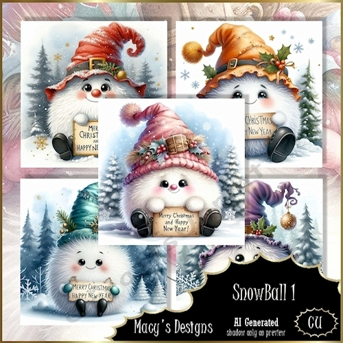 SnowBall 1 (Sitting)
