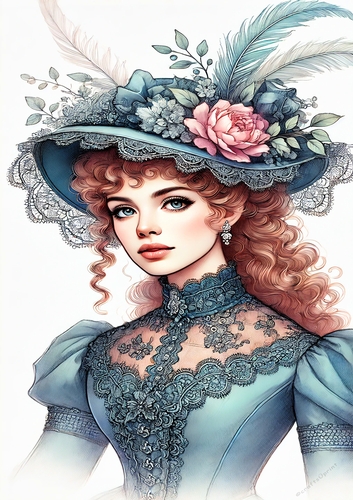 A4 - Victorian Woman