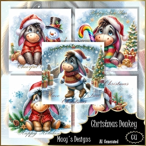 Christmas Donkey