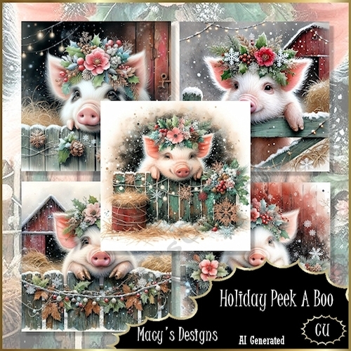 Holiday Peek A Boo