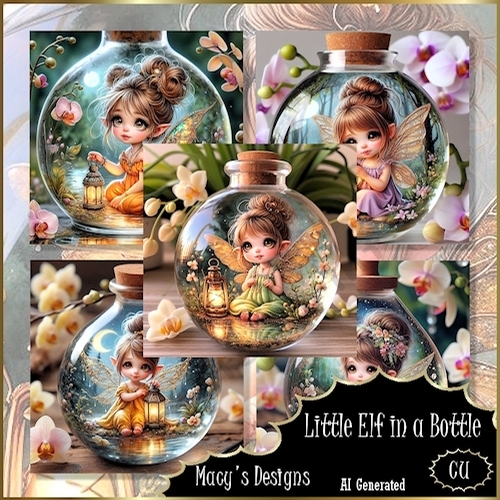 Little Elf in a Bottle