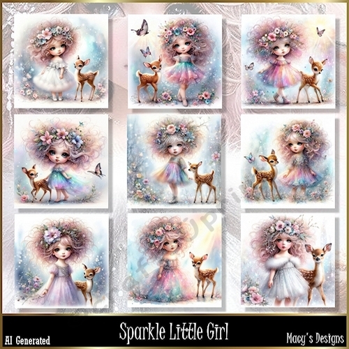 Sparkle Little Girl
