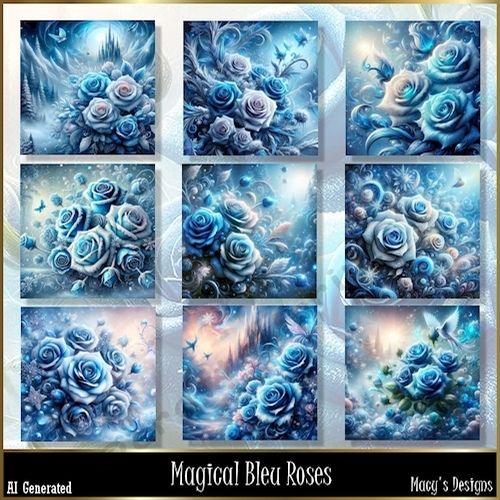 Magical Bleu Roses