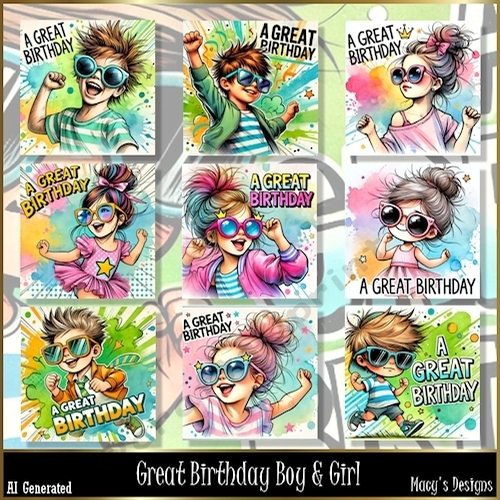 A Great Birthday for Boy and Girl