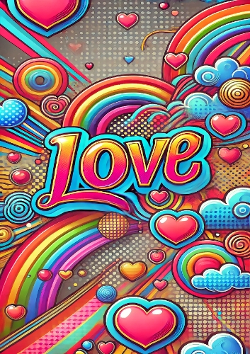 A4 - Love Pop Art